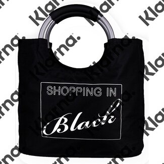 Boodschappentas "Shopping In Black"