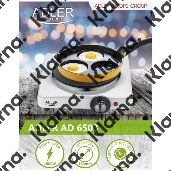 Adler AD6503 - Kookplaat 1-pits
