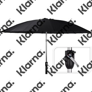 Ambiance Parasol Shanghai - 270cm - zwart