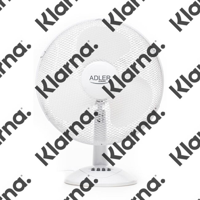 Adler AD7304 - Tafelventilator wit - 40cm