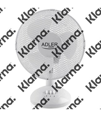 Adler AD7302 - Tafelventilator wit - 23cm