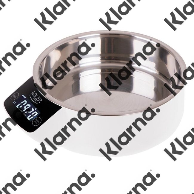 Adler AD3166 - keukenweegschaal met ingebouwde kom