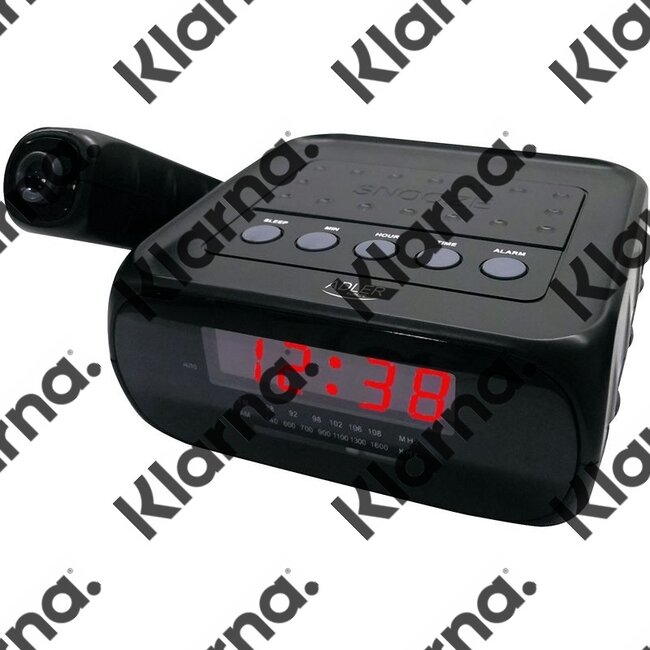 Adler AD 1120 - Wekkerradio met tijdsprojectie