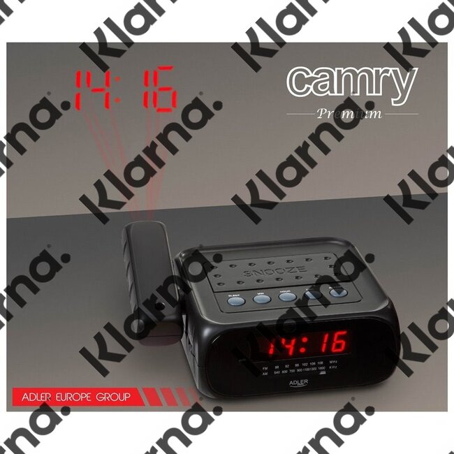 Adler AD 1120 - Wekkerradio met tijdsprojectie