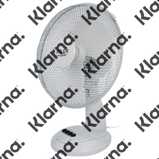 Adler AD7303 - Tafelventilator wit - 30cm