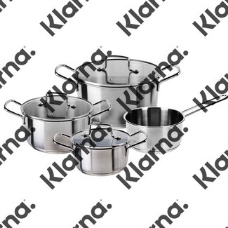 Excellent Houseware. Pannenset Platinum RVS - 4-delig