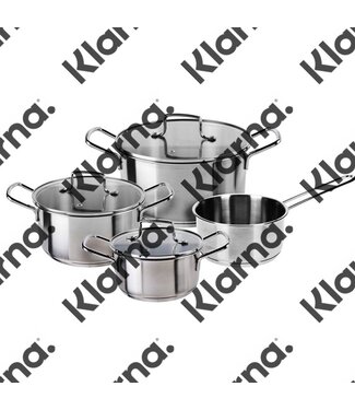 Excellent Houseware. Pannenset Platinum RVS - 4-delig