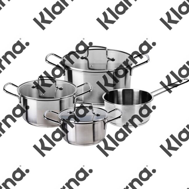 Excellent Houseware. Pannenset Platinum RVS - 4-delig