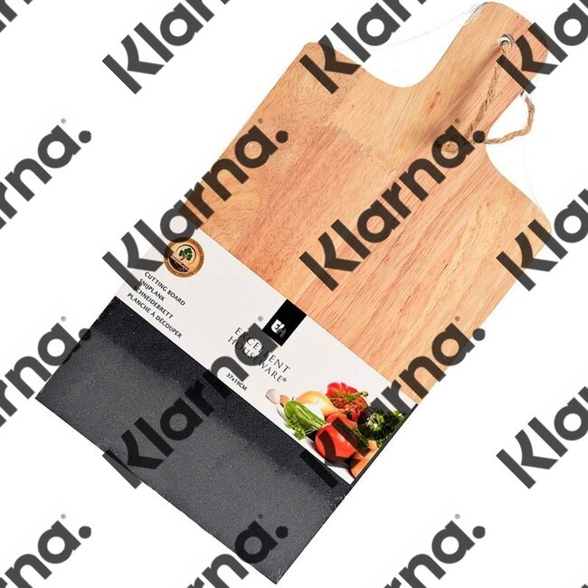 Excellent Houseware. Snijplank natuursteen-hout 37x19cm