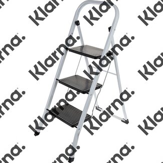 Excellent Houseware. Keukentrap inklapbaar - 3 treden - metaal - max 150kg