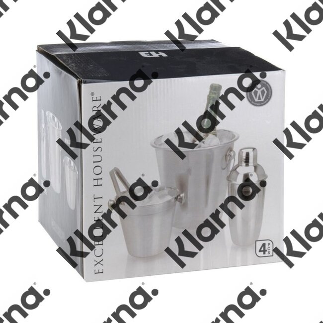 Excellent Houseware. Roestvrijstalen Barset - 4dlg