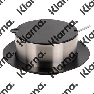 Excellent Houseware. Roestvrijstalen serveerpan met sauslepel - 2.4 liter