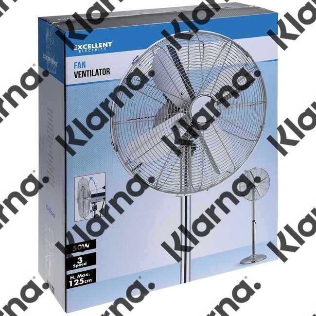 Excellent Electrics Ventilator chroom met 3 snelheden