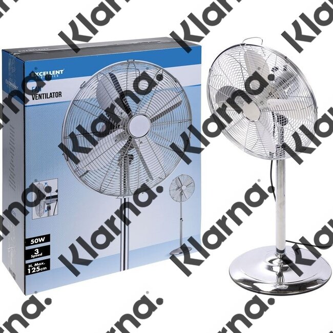 Excellent Electrics Ventilator chroom met 3 snelheden