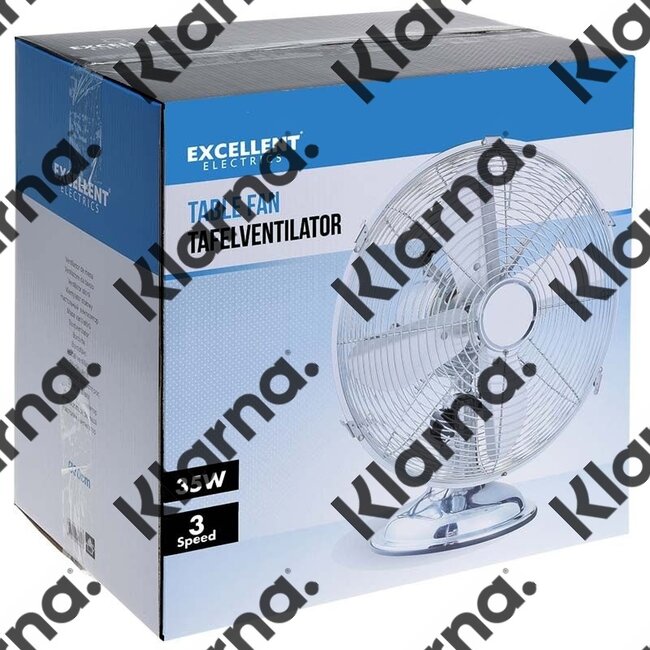 Excellent Electrics Ventilator chroom 30cm