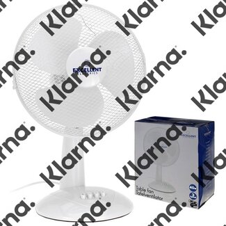 Excellent Electrics Ventilator tafelmodel wit 30cm