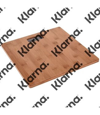 Bathroom Solutions Personenweegschaal bamboe - 30x30cm