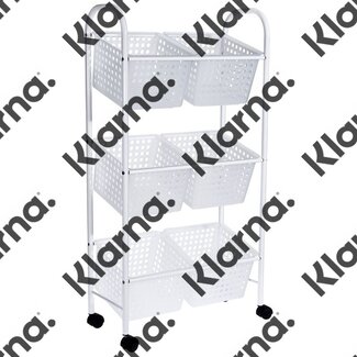 Bathroom Solutions Badkamer trolley met 6 manden