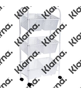 Bathroom Solutions Badkamer trolley met 6 manden