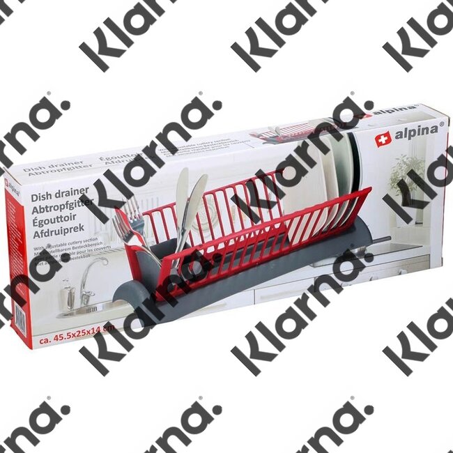 Alpina Afdruiprek met bestekhouder en lekbak