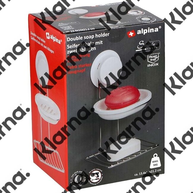 Alpina Dubbele zeephouder