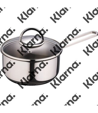 Bergner Classic Steelpan met deksel - RVS - Ø16 cm - 1,35L