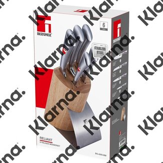 Bergner Messenblok met 5 messen