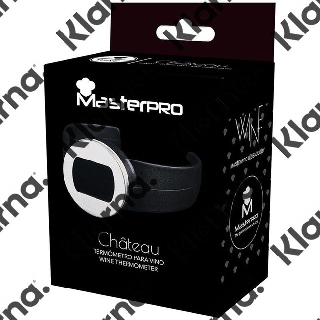 Bergner Masterpro Wijn thermometer RVS met LCD display