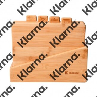 Bergner Snijplankenset - met houder - bamboe