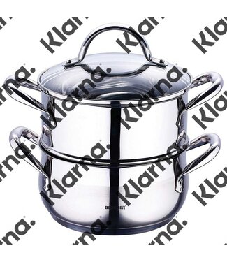 Bergner RVS 18/10 Stoompan 18cm - 2,2 liter