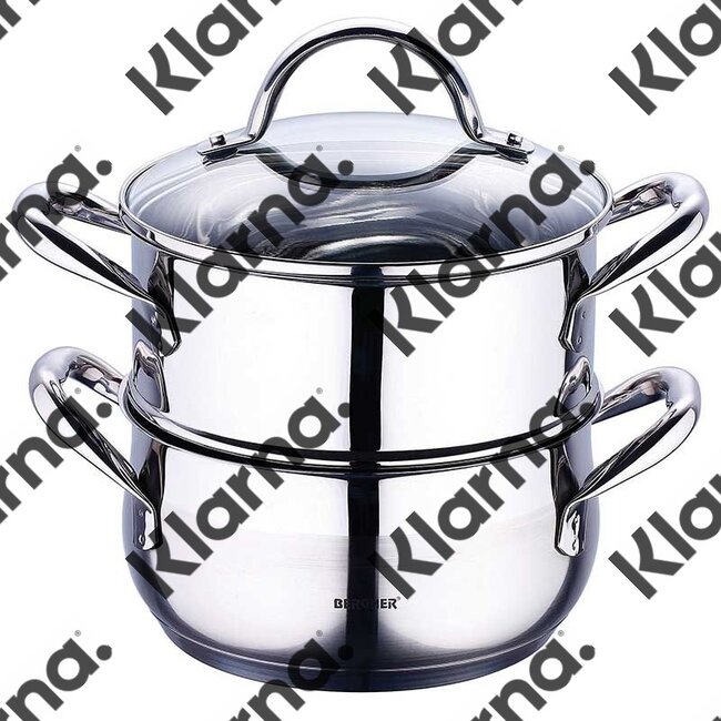 Bergner RVS 18/10 Stoompan 18cm - 2,2 liter