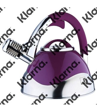 Bergner Roestvrijstalen microfoon-fluitketel (3 liter) lila