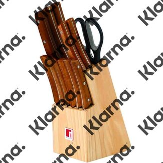 Gardeo Bergner Messenblok - 11 Messen + 1 Schaar