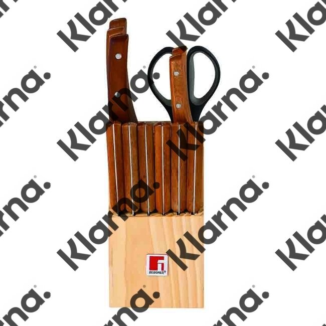 Gardeo Bergner Messenblok - 11 Messen + 1 Schaar