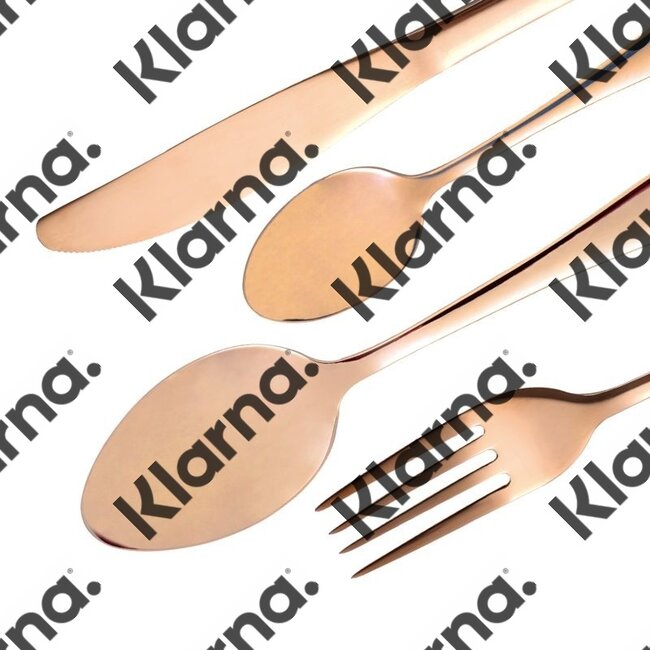 Bergner Bestekset Munich - 24 delig - koperkleur - glans