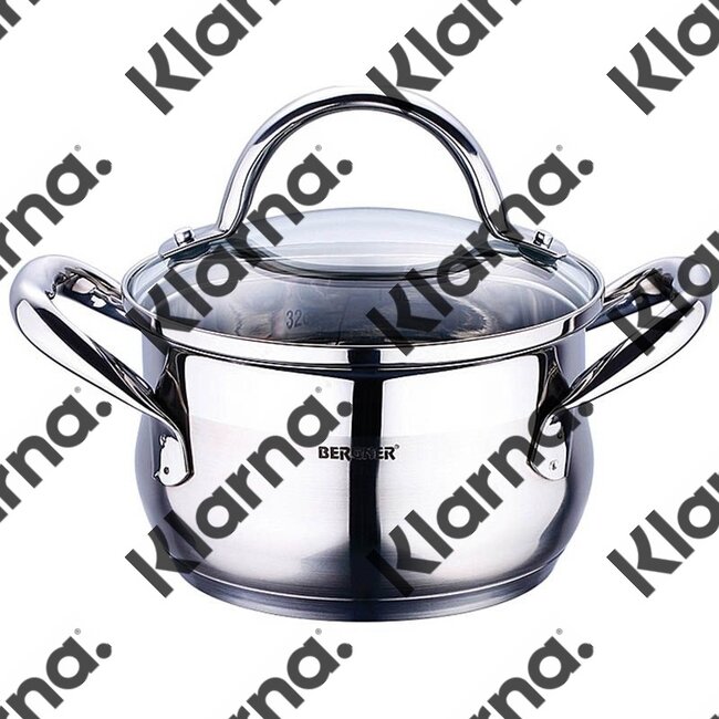 Bergner RVS 18/10 kookpan 20cm - 3,3 liter