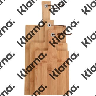 Excellent Houseware. Snijplanken bamboe - set van 3