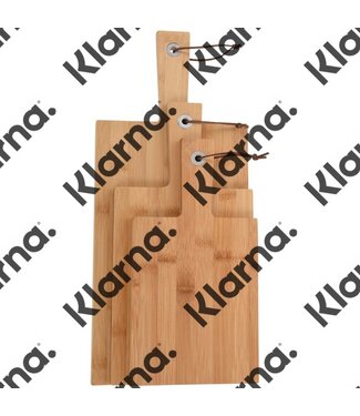 Excellent Houseware. Snijplanken bamboe - set van 3