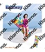 Bestway Luchtbed multicolor 183x69cm