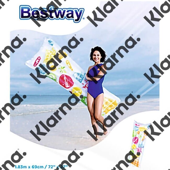 Bestway Luchtbed multicolor 183x69cm