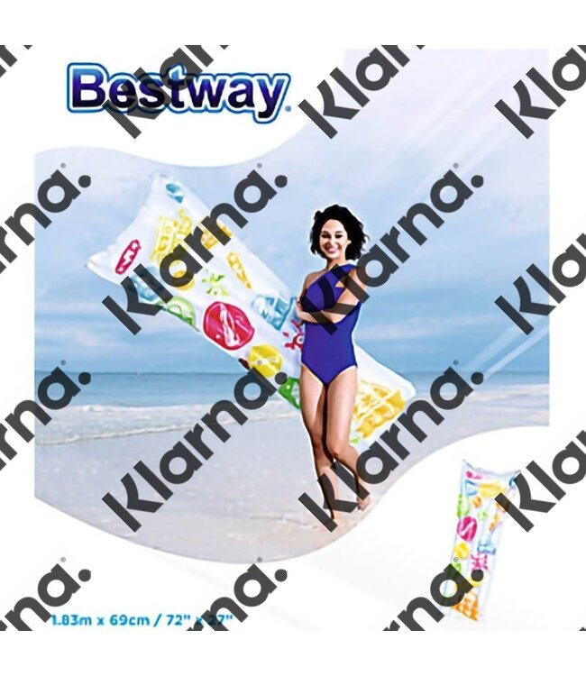 Bestway Luchtbed multicolor 183x69cm