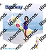 Bestway Luchtbed multicolor 183x69cm