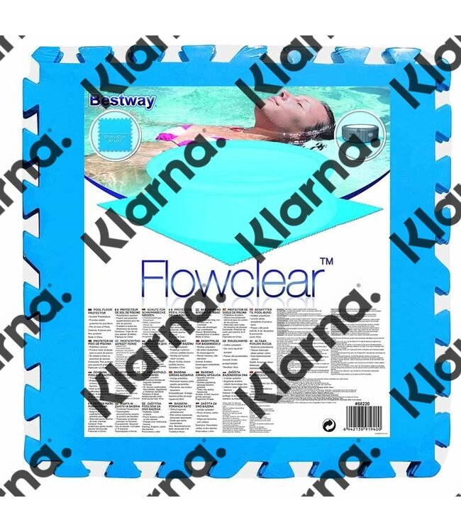 Bestway Flowclear - set van 9 vloertegels