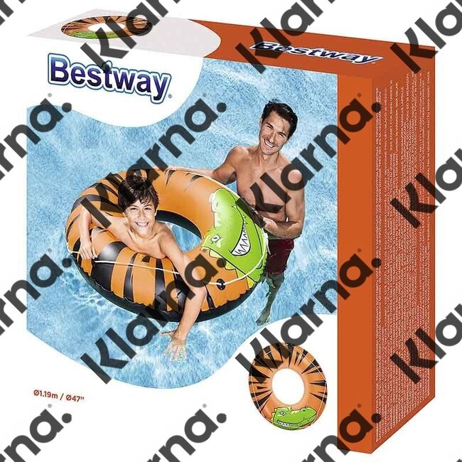 Bestway Zwemband River krokodil 119cm