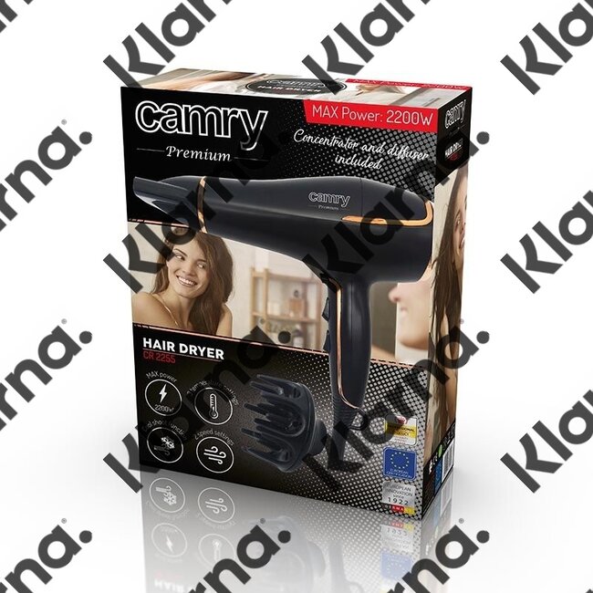 Camry CR2255 - Föhn 2200W - met diffuser