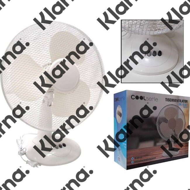 Coolserie Tafelventilator - Ø30cm - 3 standen
