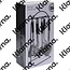Excellent Houseware. Keukengerei - Set van 6 stuks + houder - RVS