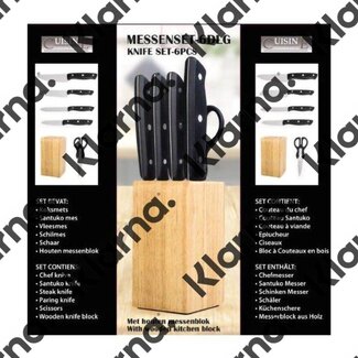 Cuisine Performance Messenset in houten blok