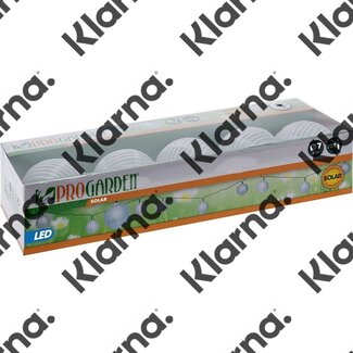 ProGarden Solar LED lampionnen - 10 stuks wit