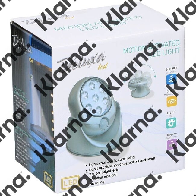 Deluxa LED-licht met bewegingssensor